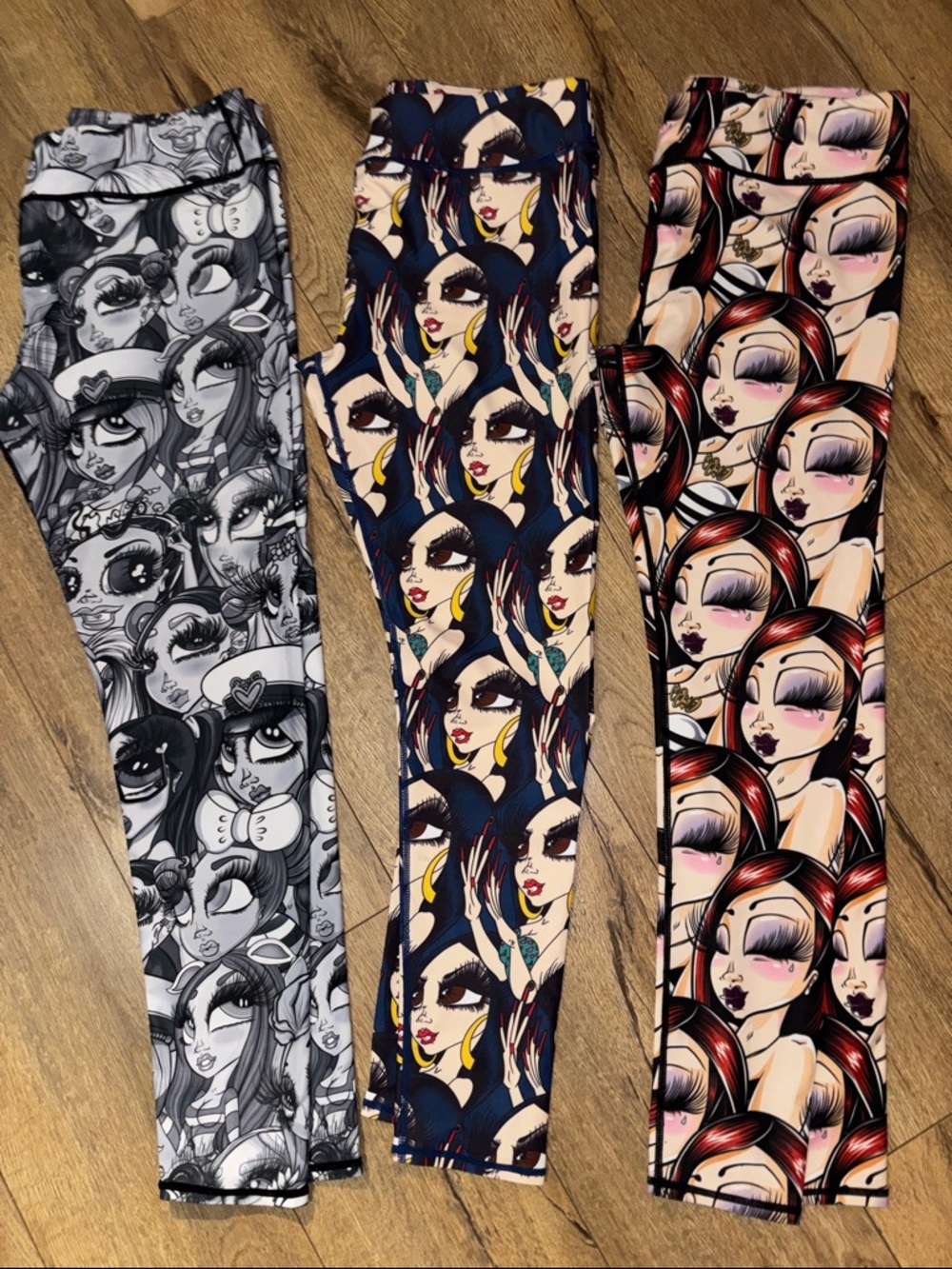 Sand One Doll printed leggings